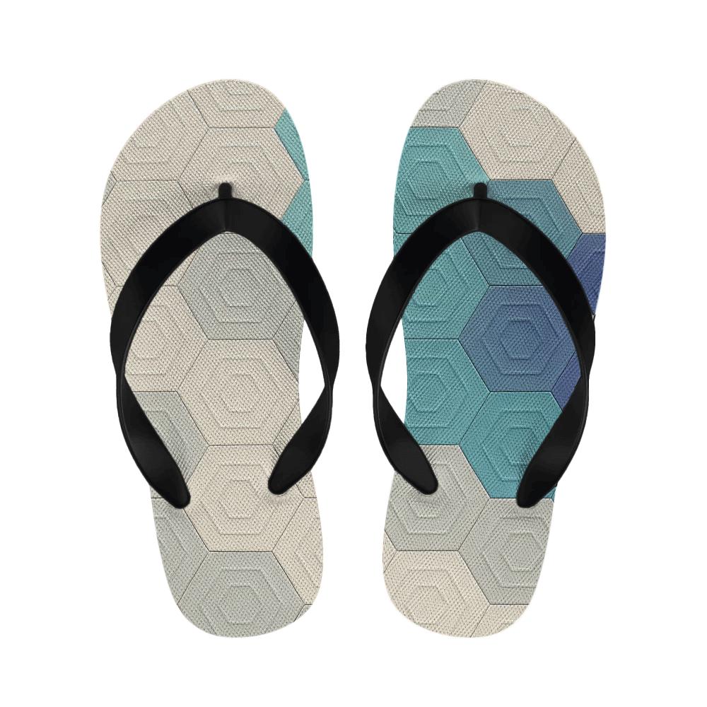 Hex Pulse Tessellation Gradient stylish house slippers