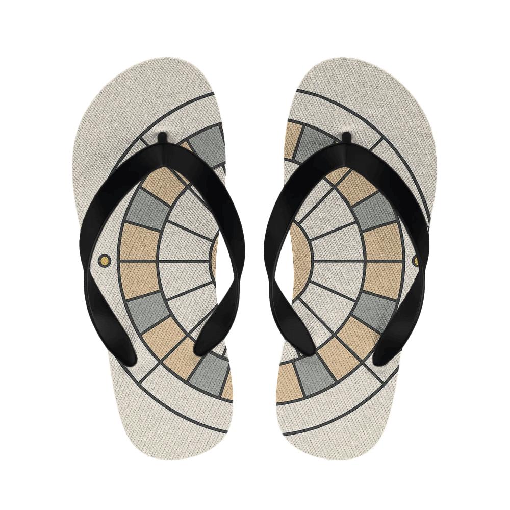 Minimal Sunline Mosaic Disk stylish house slippers