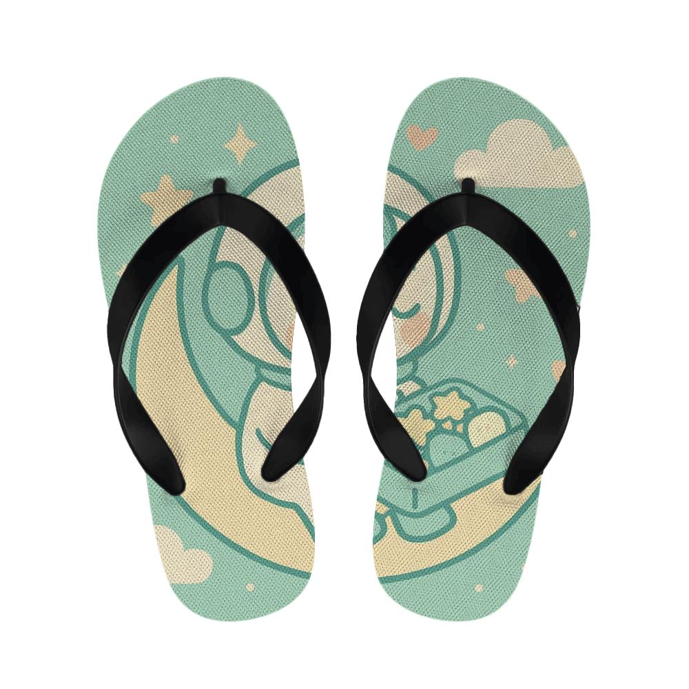 Moonlight Bento Astronaut Snacktime warm fleece slippers