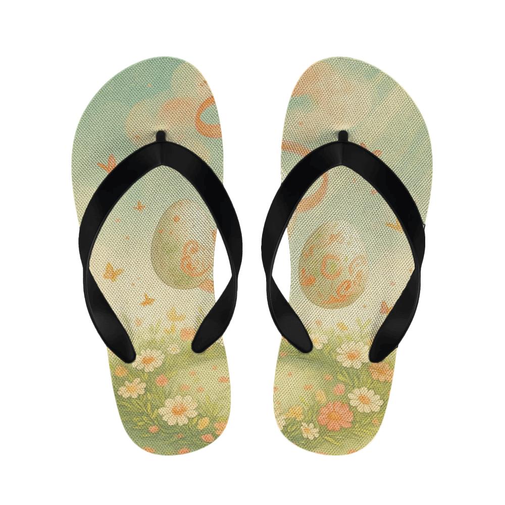 Spring Equinox Egg Nebula personalized cozy slippers