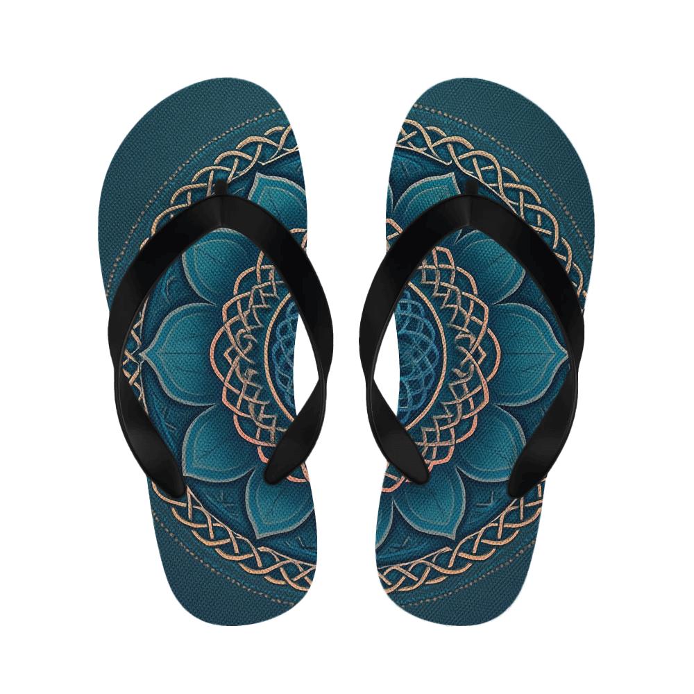Prismatic Lattice Rosette stylish house slippers