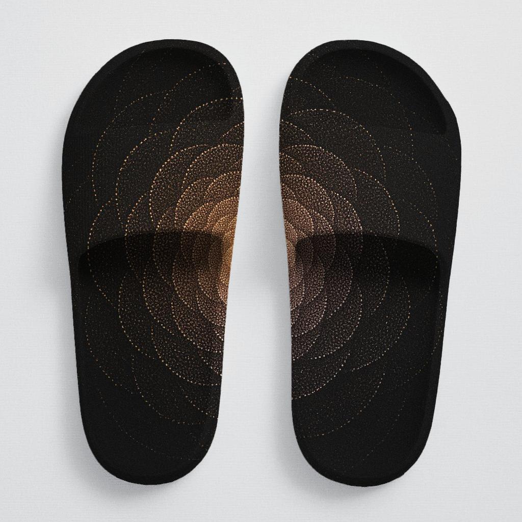 Ranunculus Dot Spiral Metric designer logo slides