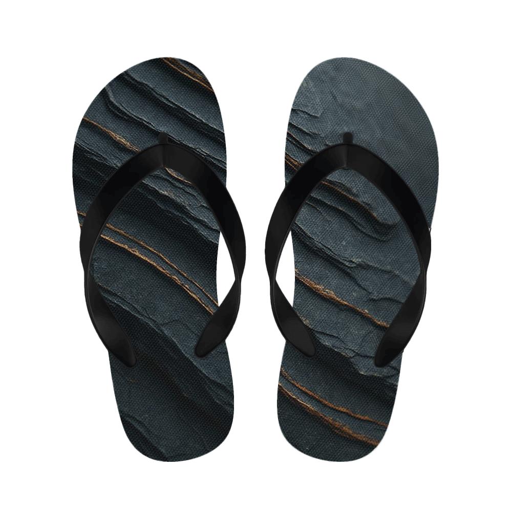Basalt Fold Echo personalized cozy slippers