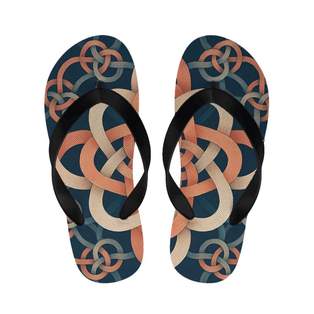 Cosmos Petal Interlace soft sole slippers