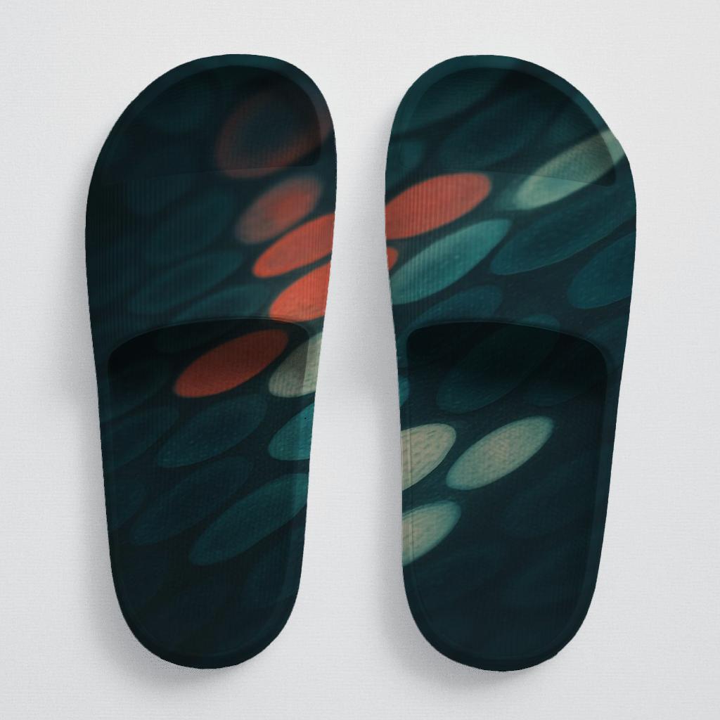 Chromatophore Drift Veil stylish pool slides