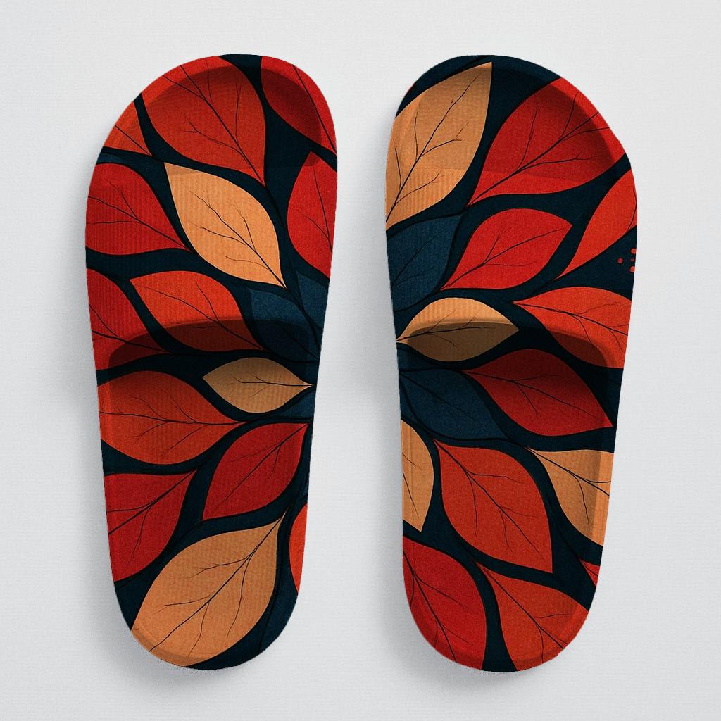 Poppy Pulse Tessellation trendy summer slides