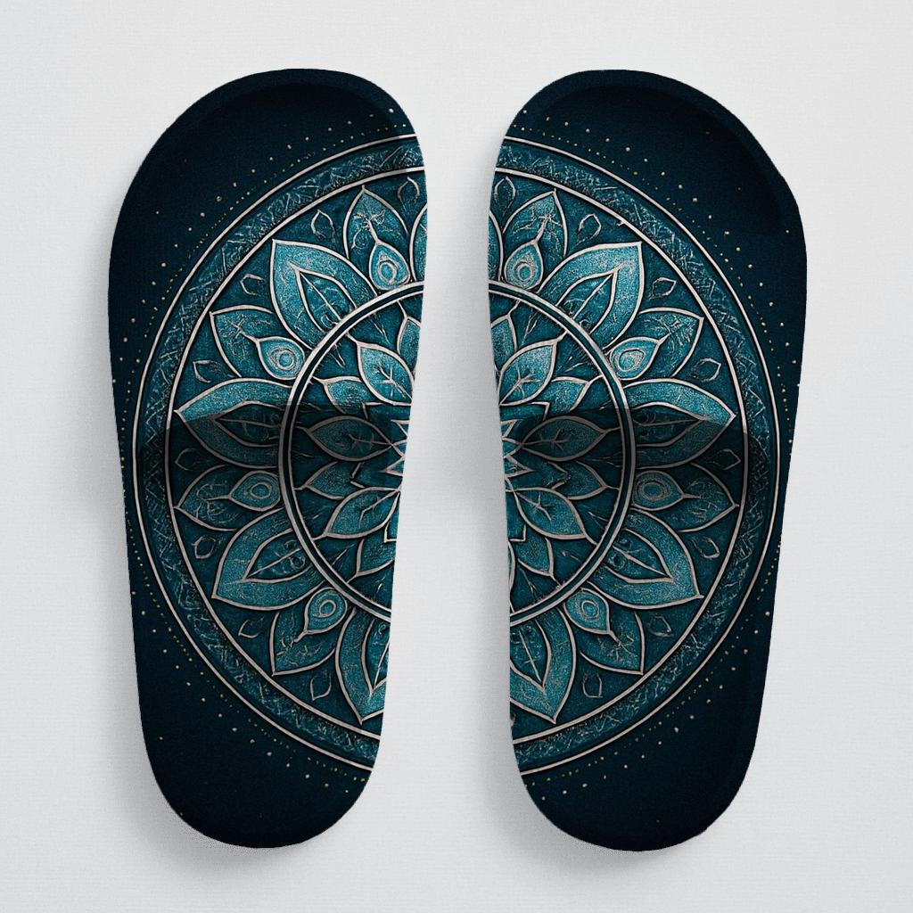Prismatic Orbit Filigree trendy summer slides