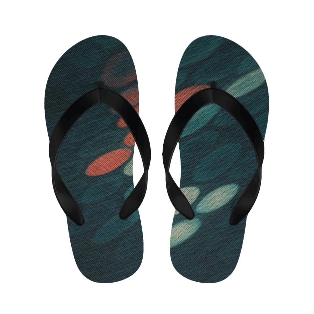 Chromatophore Drift Veil designer logo slippers
