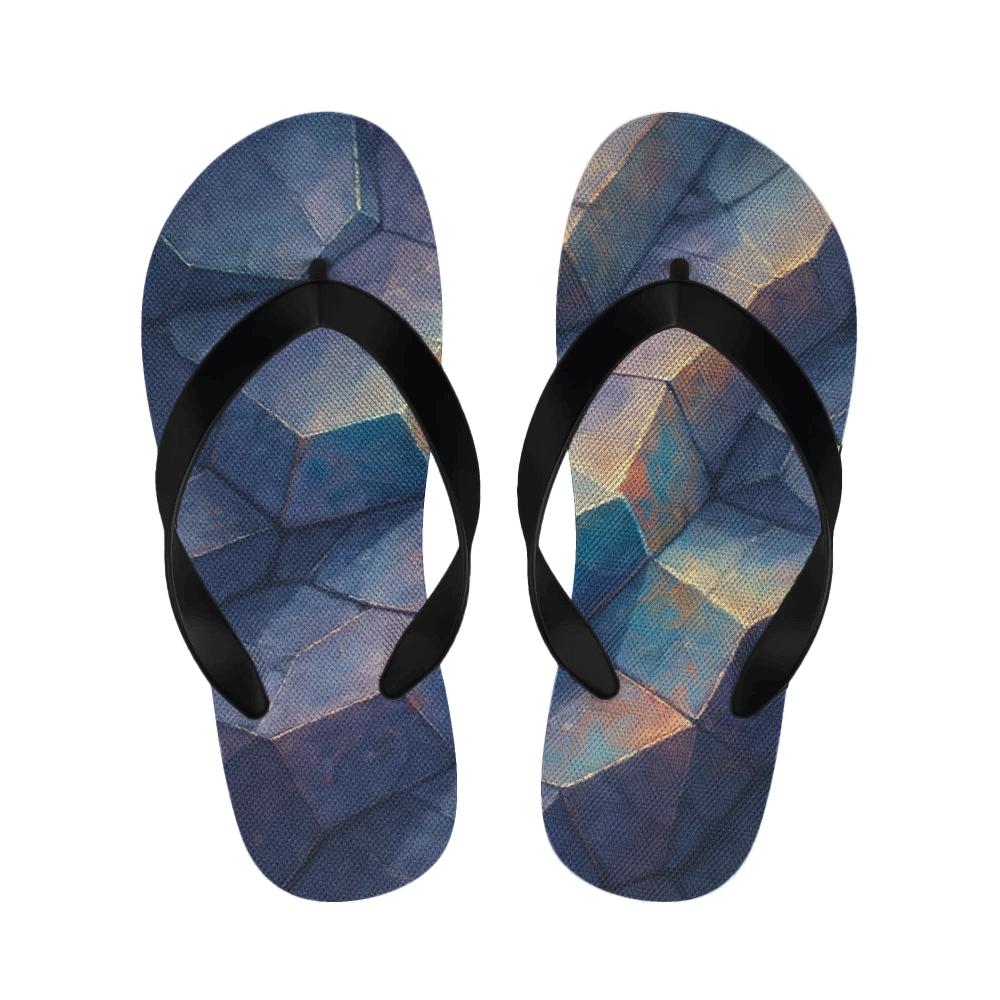 Mineral Facet Prismatic Drift unique printed slipperscustom slippers