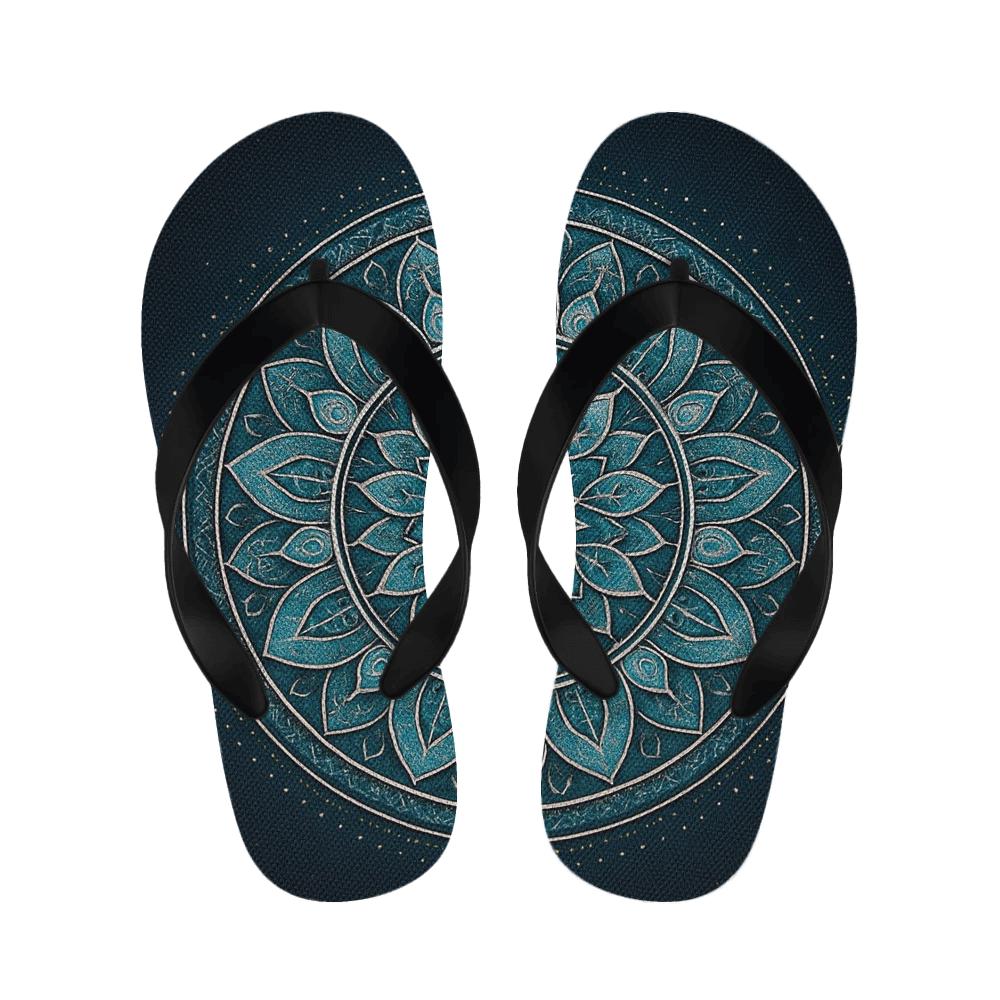 Prismatic Orbit Filigree warm fleece slippers