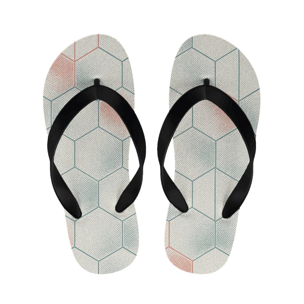 Hex Pulse Microdot Lattice stylish house slippers