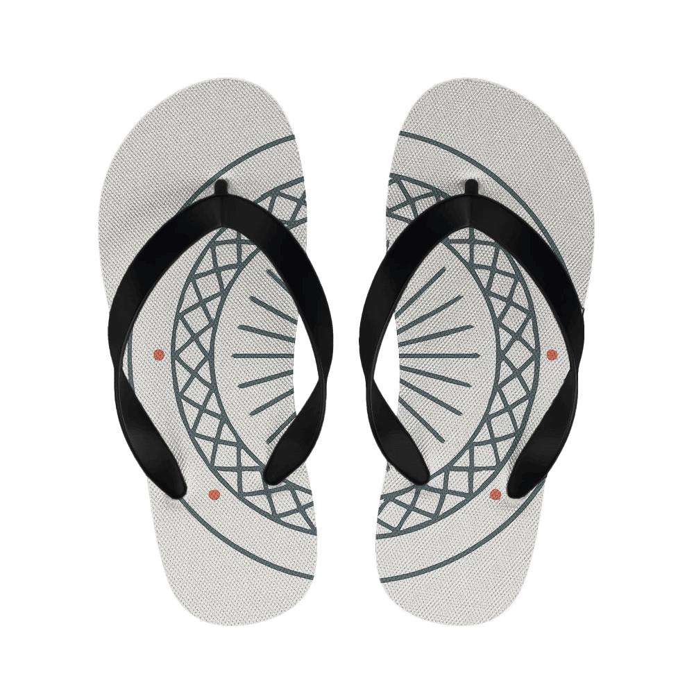 Minimal Starwheel Lattice warm fleece slippers