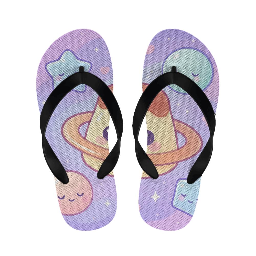 Pastel Planet Pudding Pals unique printed slippers
