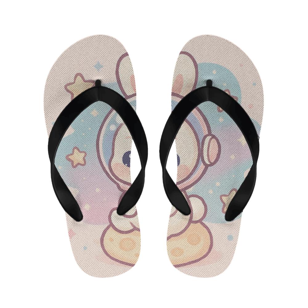 Bubble Helmet Bunny Stargaze warm fleece slippers