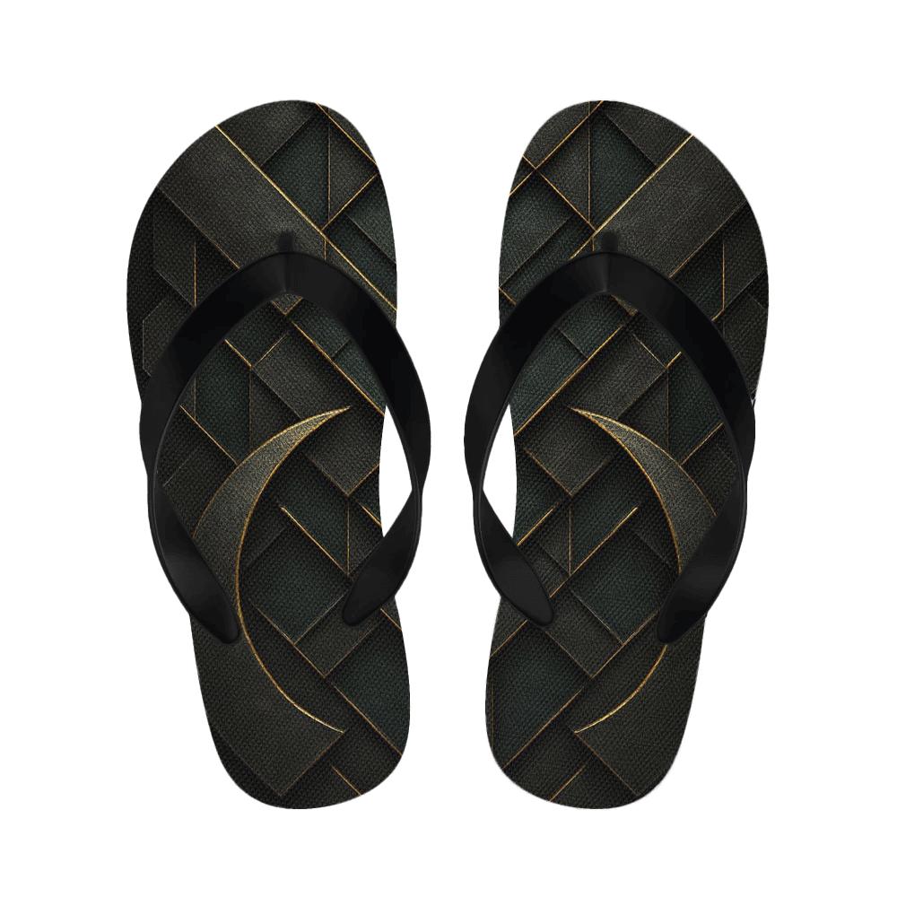 Stag Beetle Armor Lattice soft sole slippers