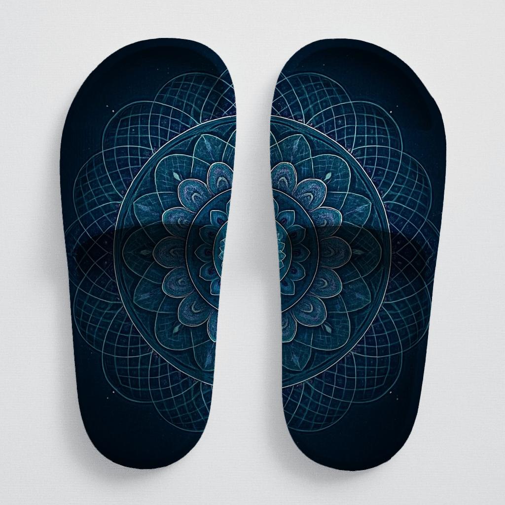 Nebula Lattice Rosette Array trendy summer slides