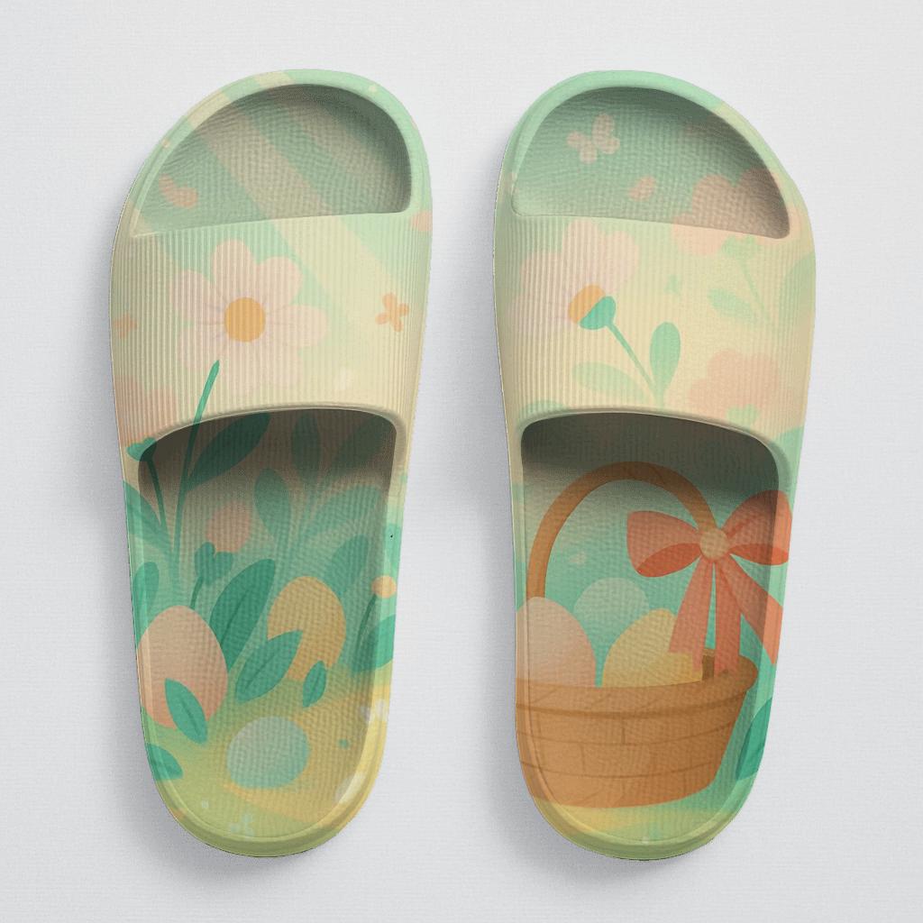 Spring Egg Hunt Aurora Garden comfortable casual slides