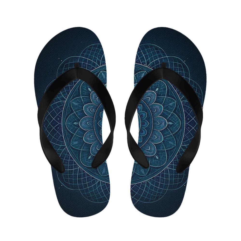 Nebula Lattice Rosette Array comfortable indoor slippers