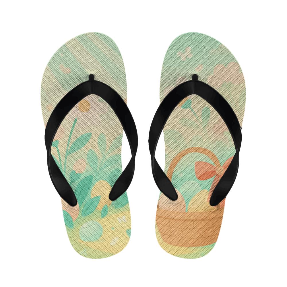 Spring Egg Hunt Aurora Garden soft sole slippers