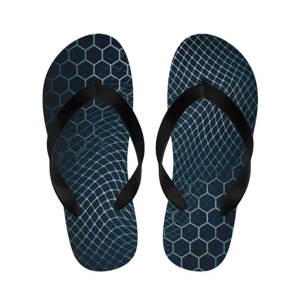 Moire Lattice Phase Drift stylish house slippers