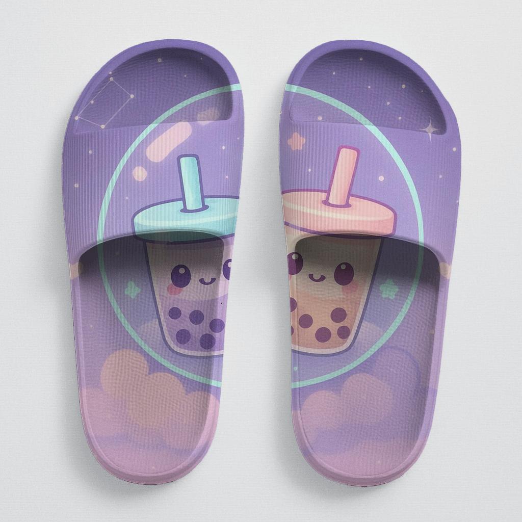 Nebula Bubble Tea Buddies designer logo slides