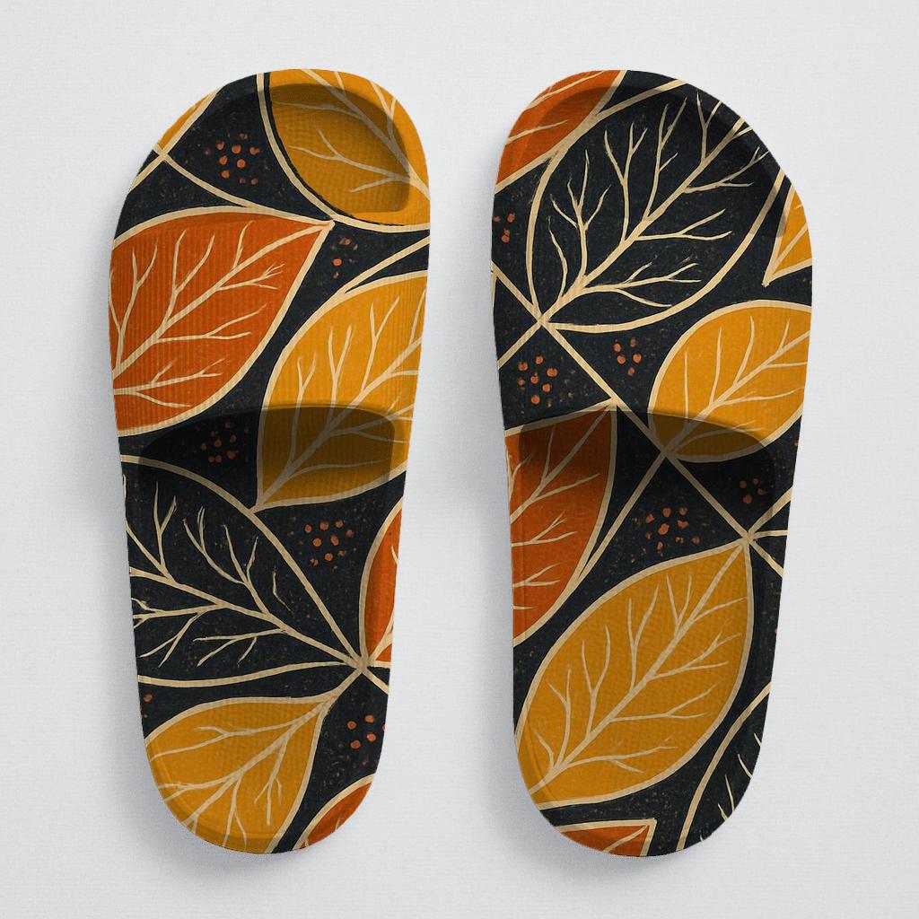 Marigold Lattice Drift soft footbed slides