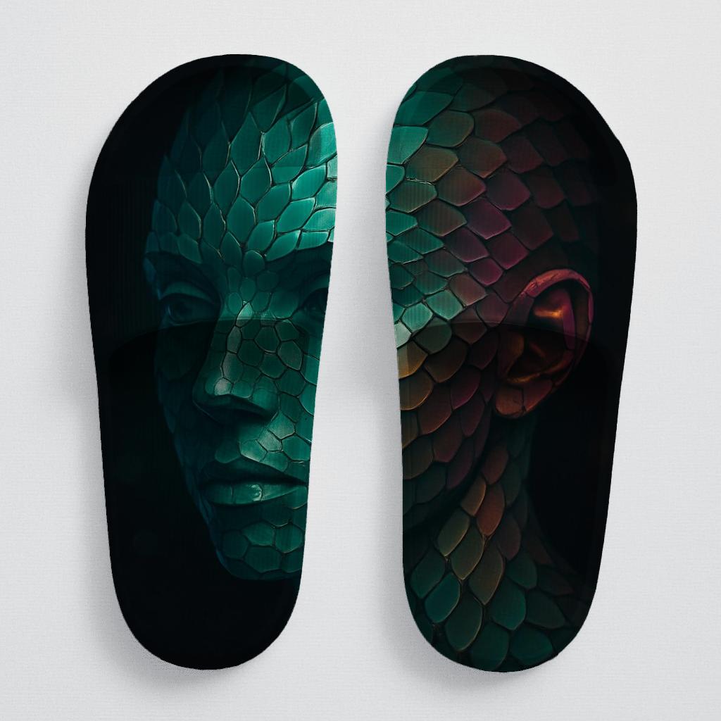 Chameleon Prism Shift trendy summer slides