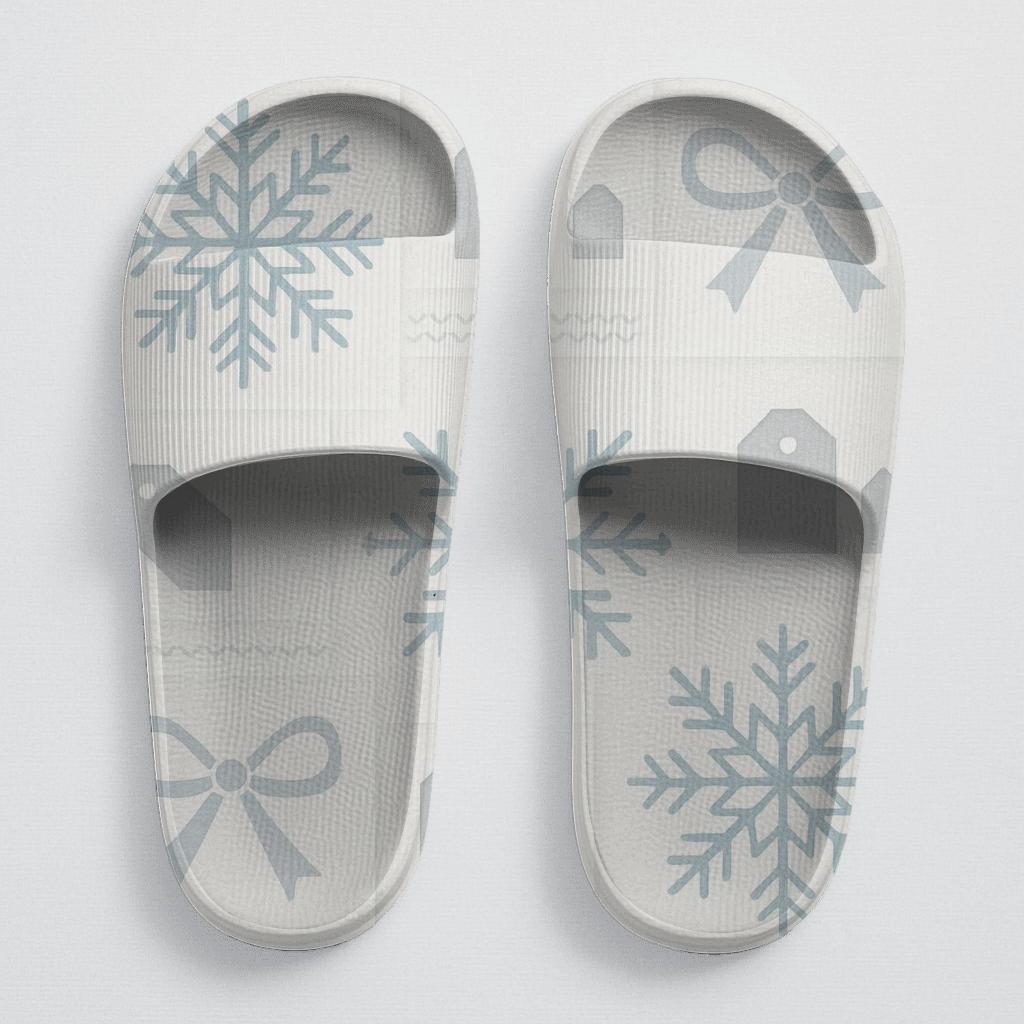 Winter Giftwrap Snowflake Blueprint custom slides