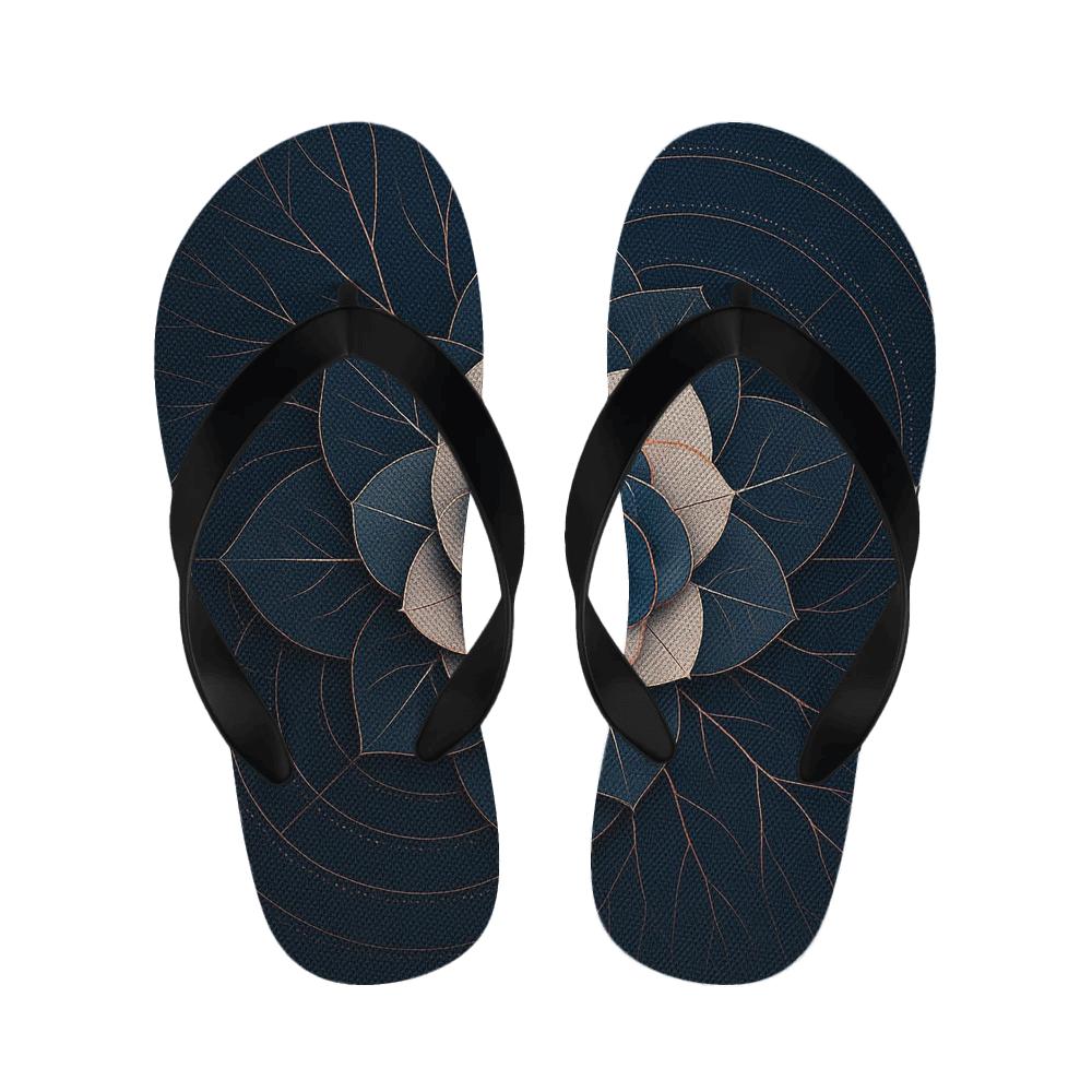 Peony Circuit Rosette soft sole slippers