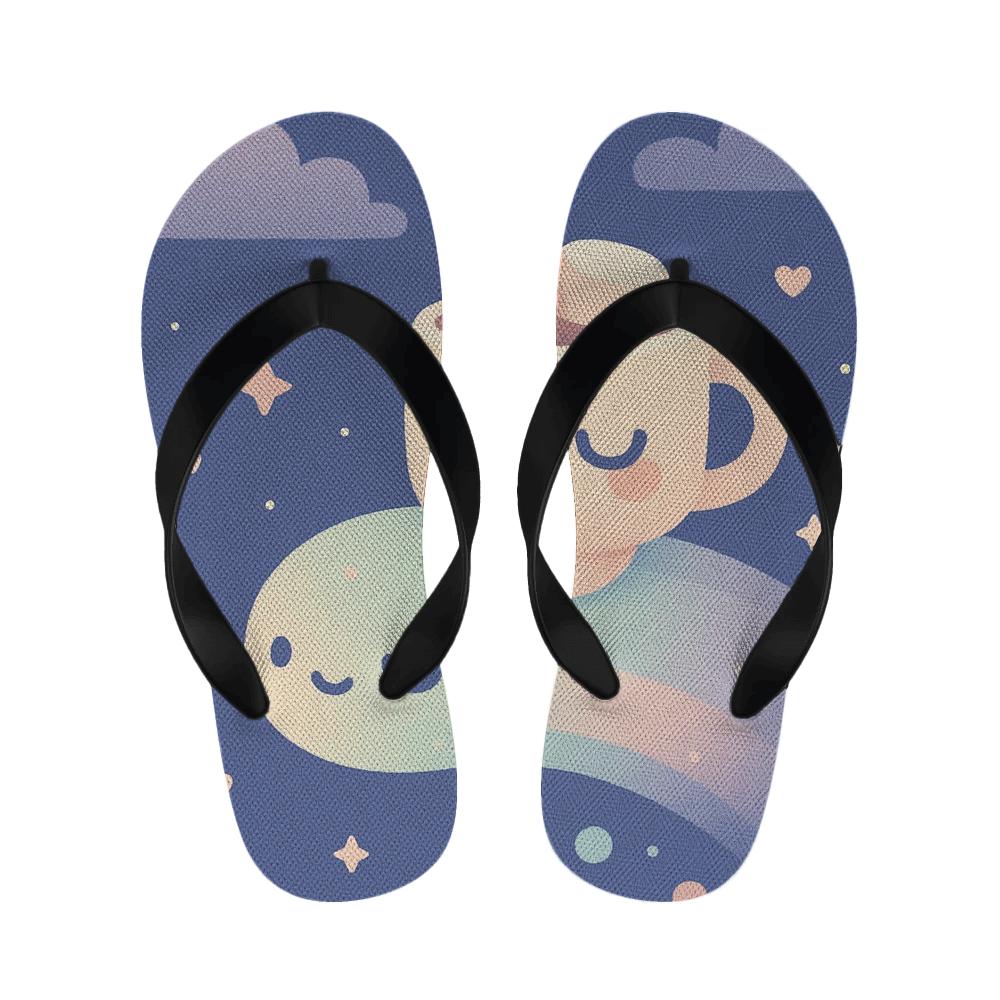 Sleepy Comet Cocoa Caravan warm fleece slippers