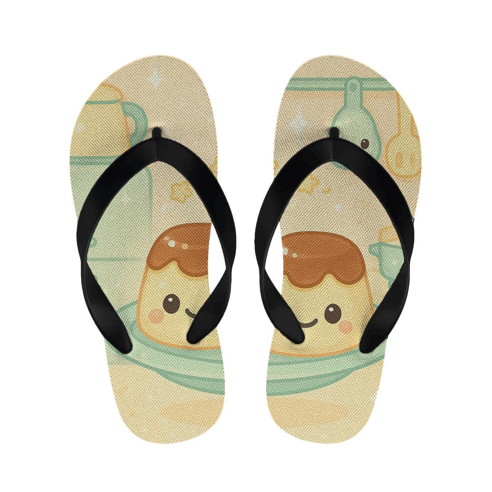 Pastel Planet Pudding Pals unique printed slipperscustom slippers