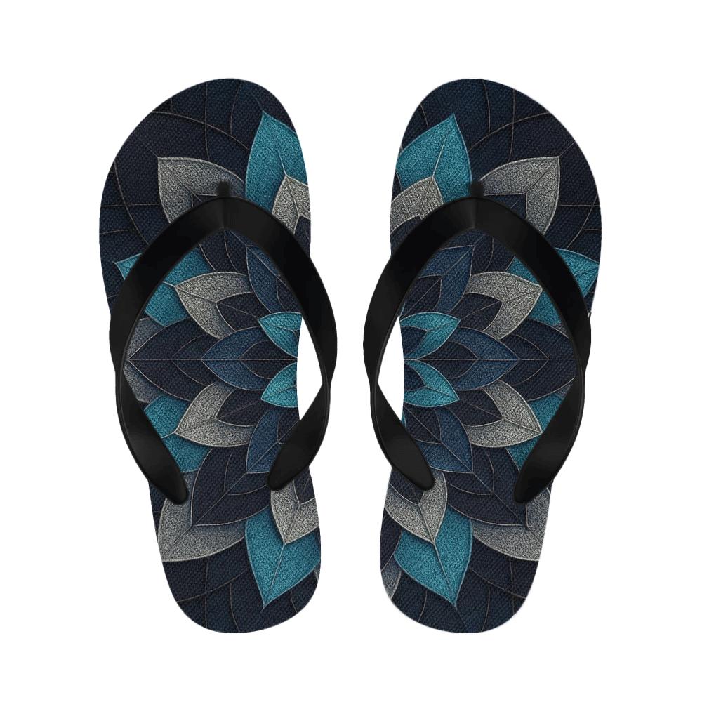 Anemone Pulse Lattice unique printed slipperscustom slippers