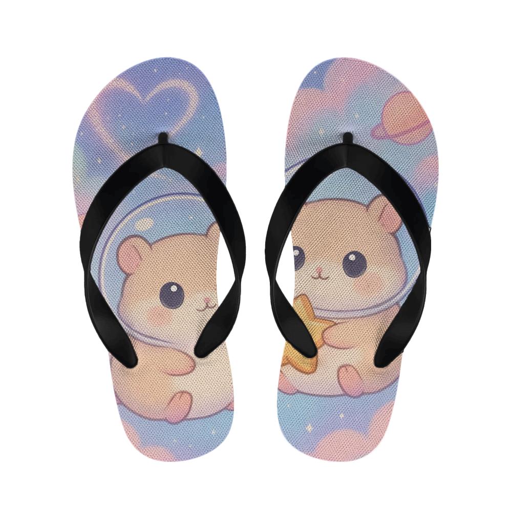 Cotton Candy Comet Hamsters stylish house slippers