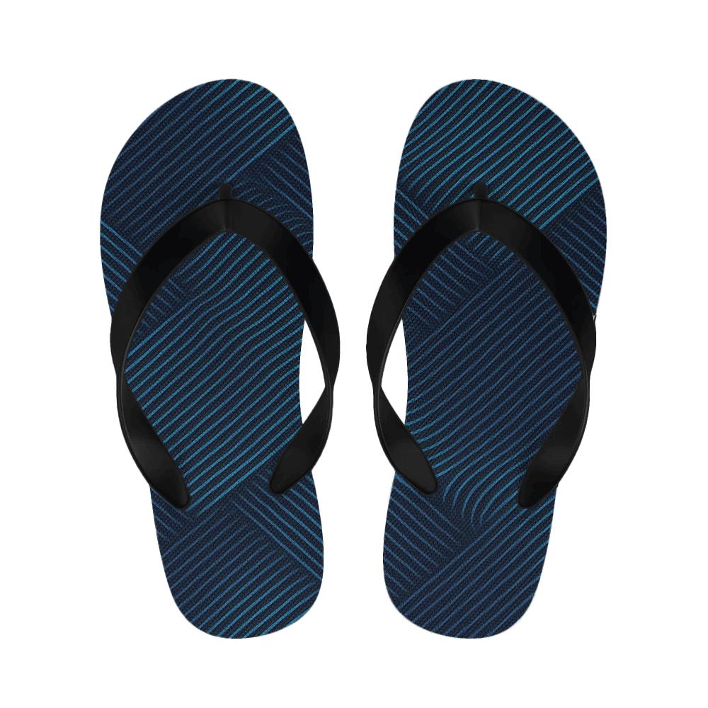 Moire Orbit Weave trendy casual slippers