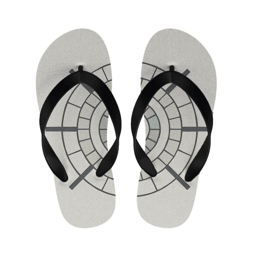 Minimal Starcell Concentric Grid comfortable indoor slippers