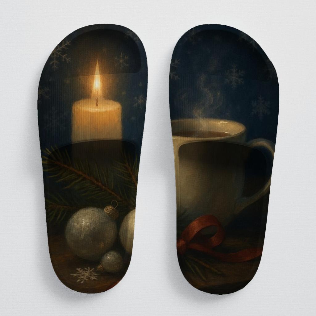 Hearthside Winter Ornament Drift designer logo slides