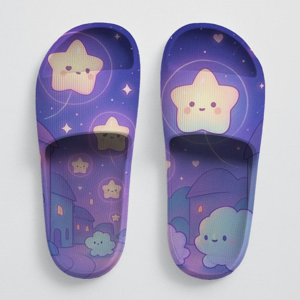Cosmic Mochi Lantern Parade sporty rubber slides