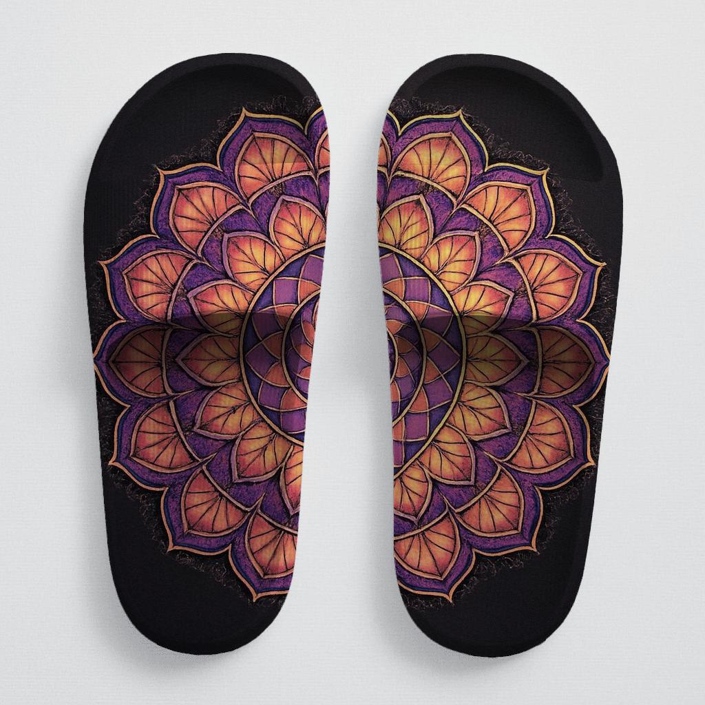 Prismatic Spiral Rosette Array trendy summer slides