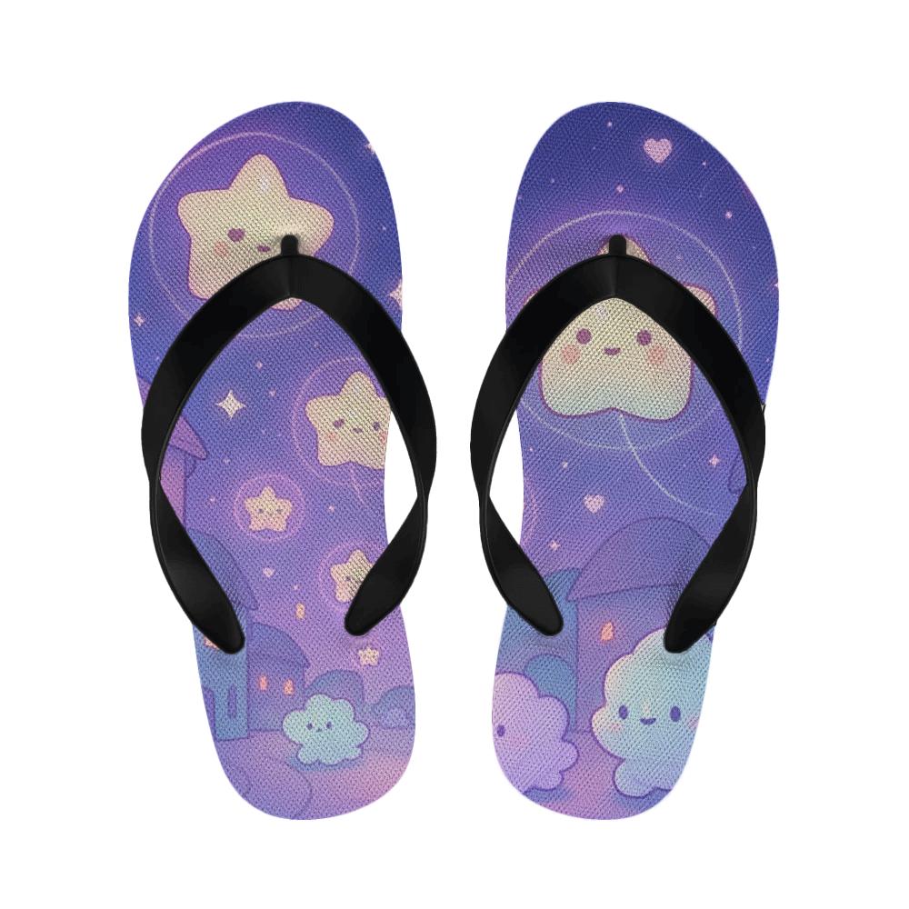 Cosmic Mochi Lantern Parade soft sole slippers
