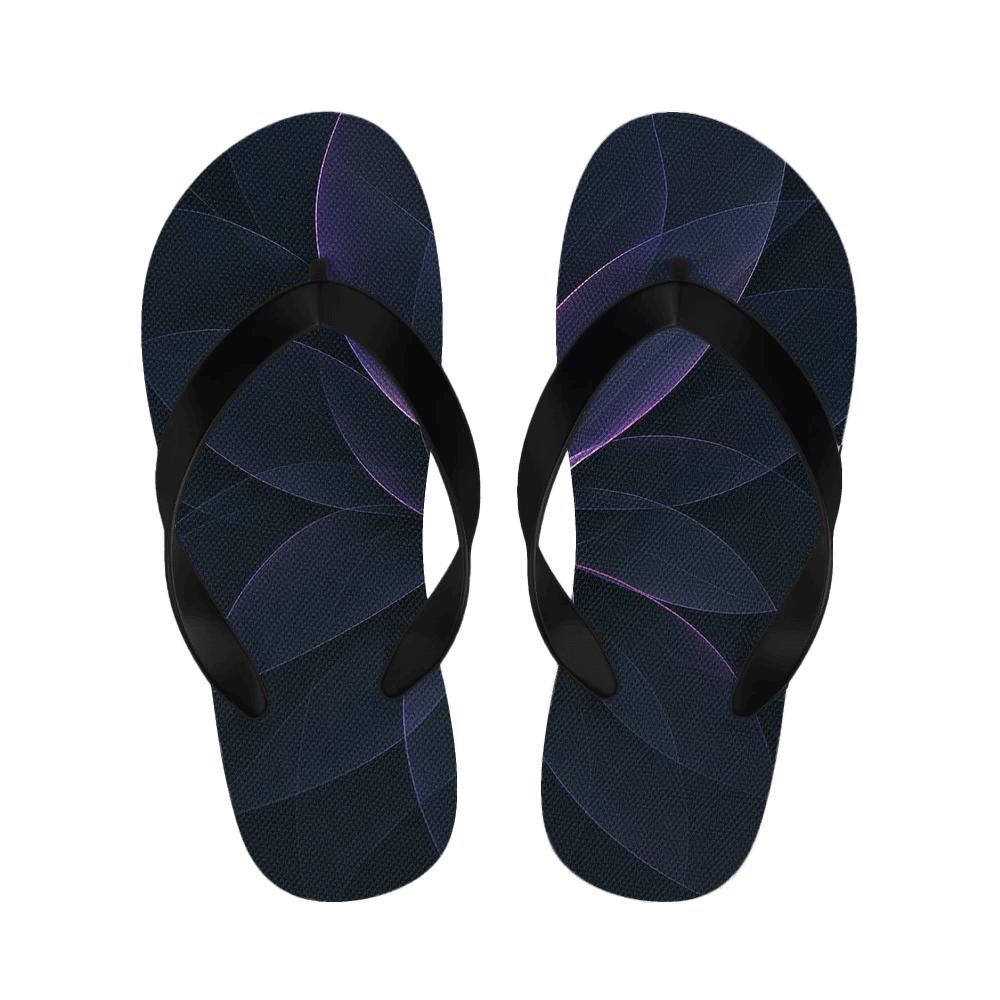 Orchid Petal Circuit Weave personalized cozy slippers