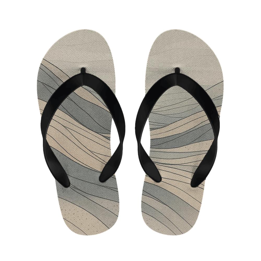 Wind Arc Wavefront Loom comfortable indoor slippers
