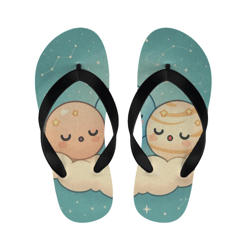 Sleepy Planet Pudding Friends warm fleece slippers