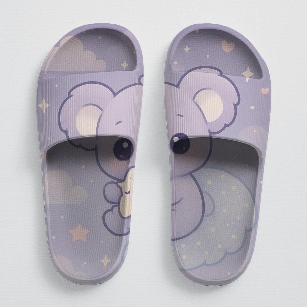 Sleepy Comet Koala Cozy unique printed slides