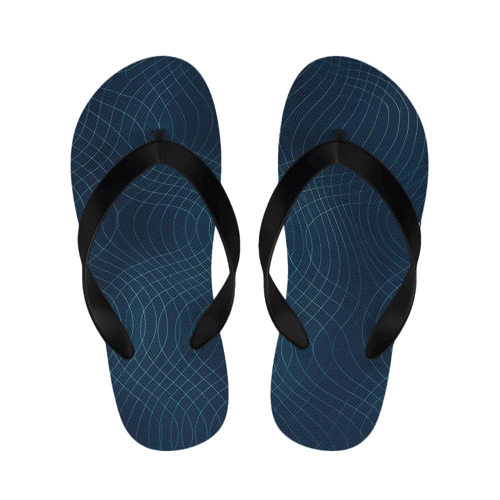 Moire Orbit Interference Weave comfortable indoor slippers