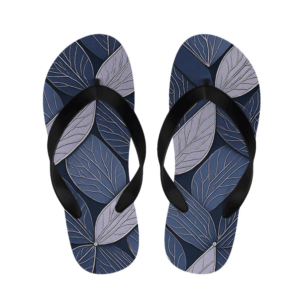 Orchid Vein Circuit Weave unique printed slippers