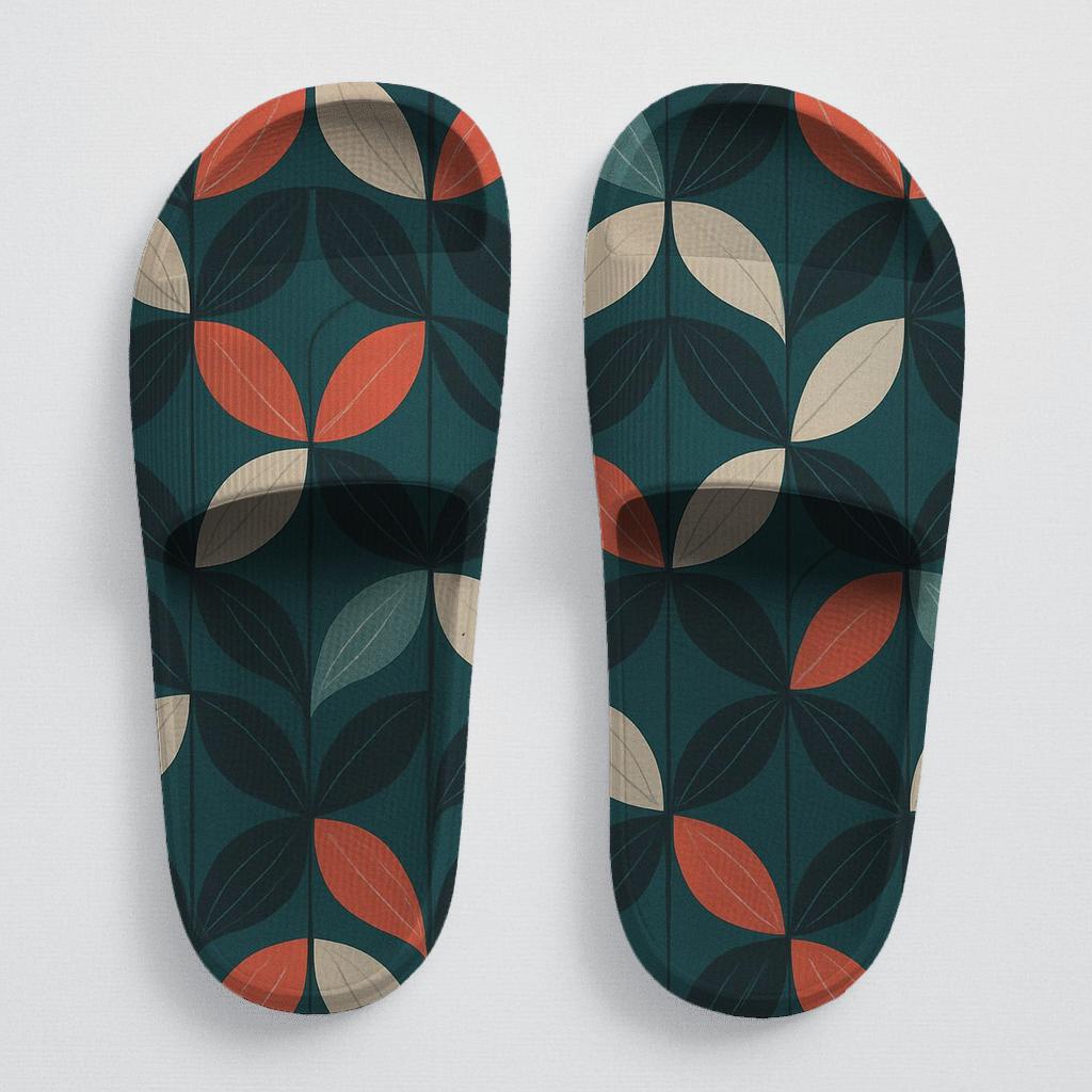 Orchid Pulse Tessellation soft footbed slides