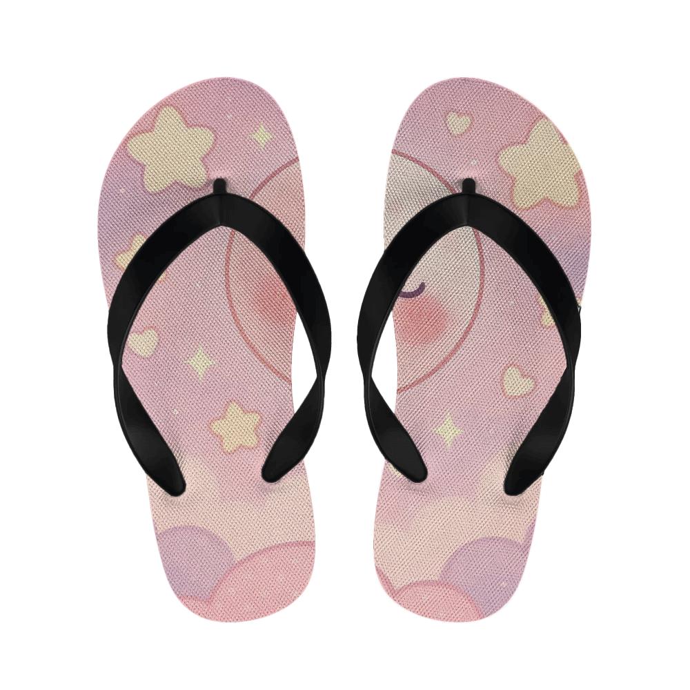 Sleepy Strawberry Milk Moon trendy casual slippers