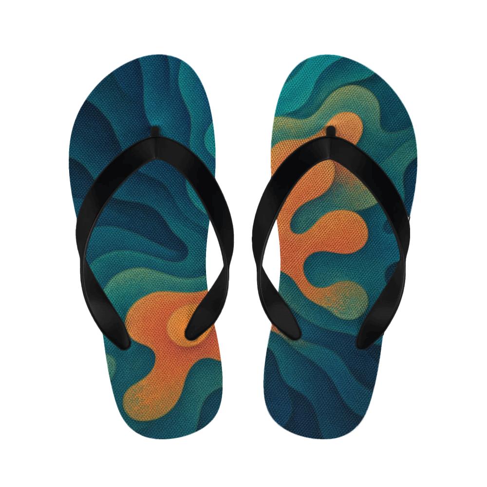Chromatophore Symphony comfortable indoor slippers