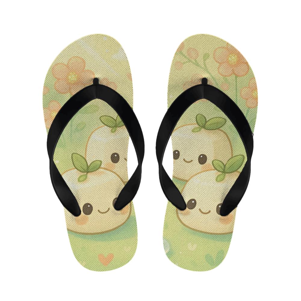 Tiny Tofu Dumpling Garden stylish house slippers