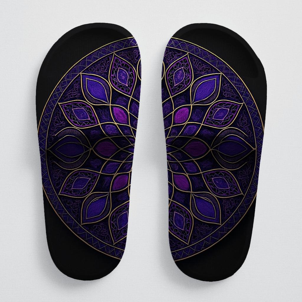 Velvet Prism Lattice Mandala designer logo slides
